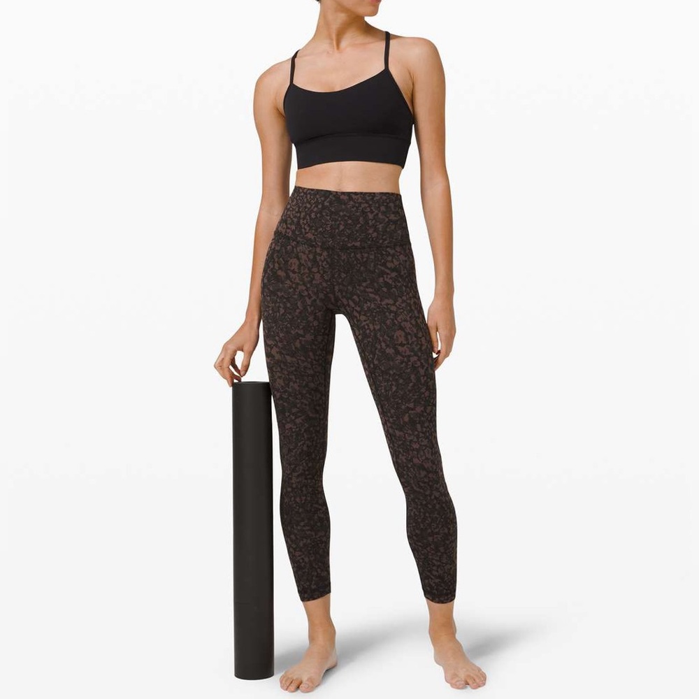 Lululemon Align Pant II 25" Wild Thing Camo Brown Earth Multi